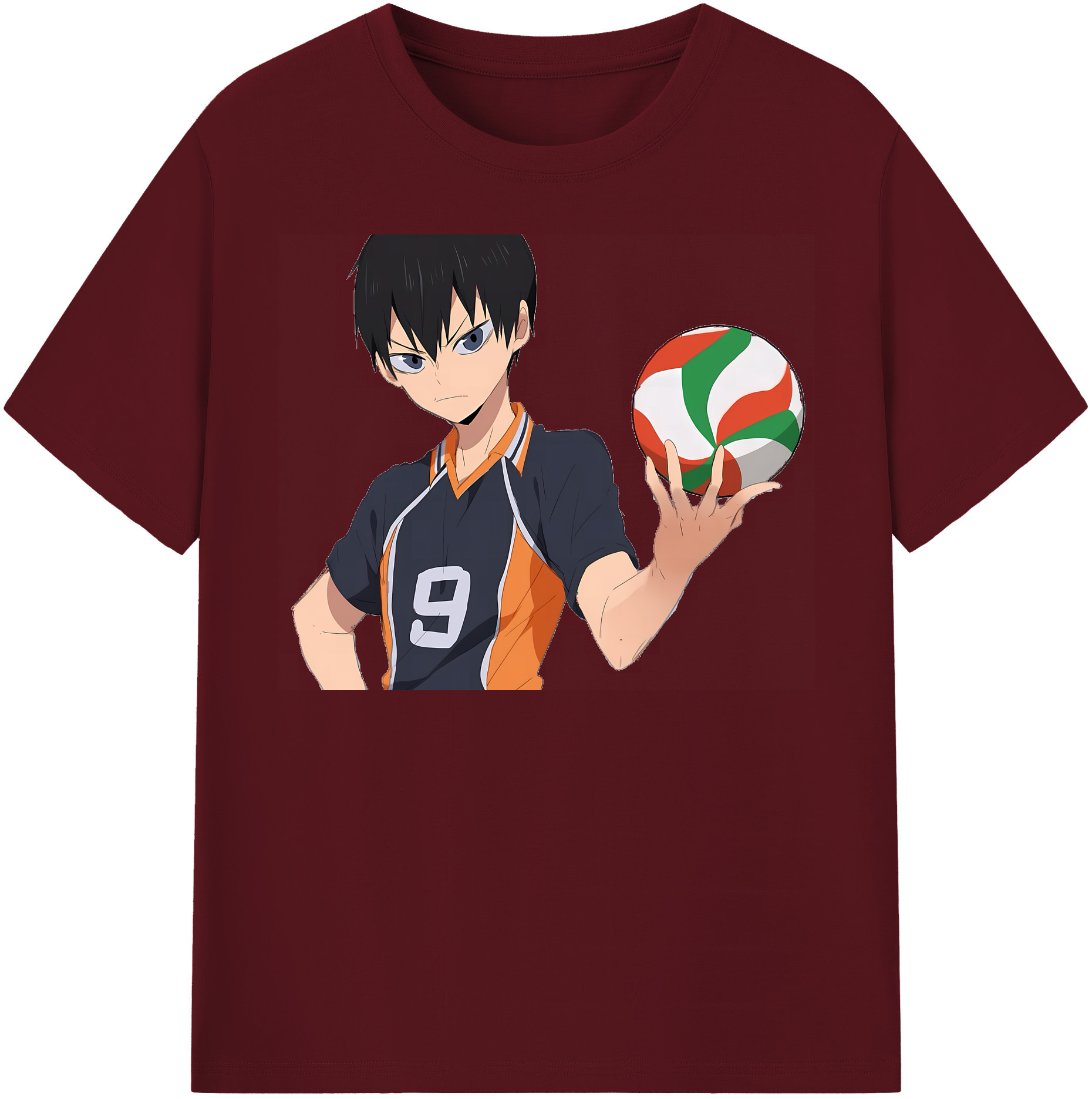 （画像用） ハイキュー!! Haikyu!! 綿100％半袖Tシャツ（フロントプリント）